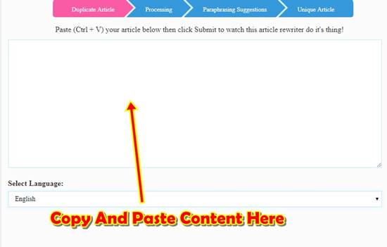 using seomagnifier paraphrasing tool to paraphrase online