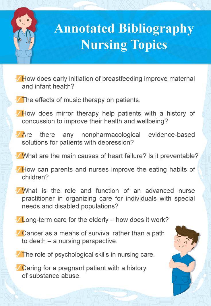 How to write a nursing annotated bibliography topics examples 