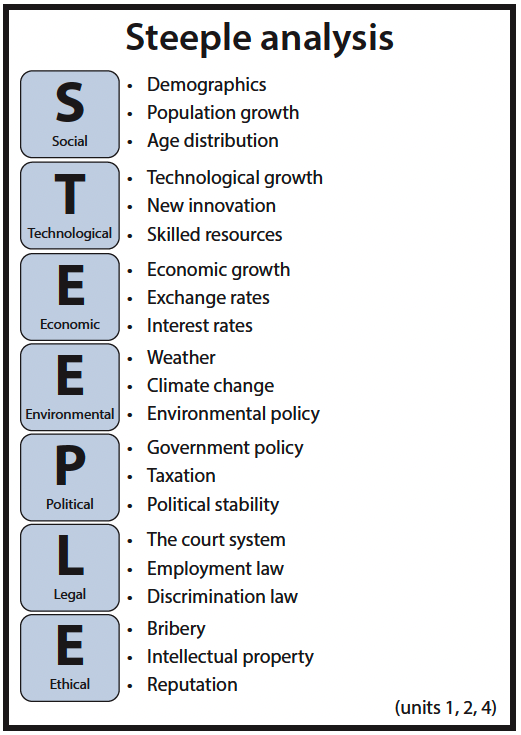 STEEPLE analysis in business