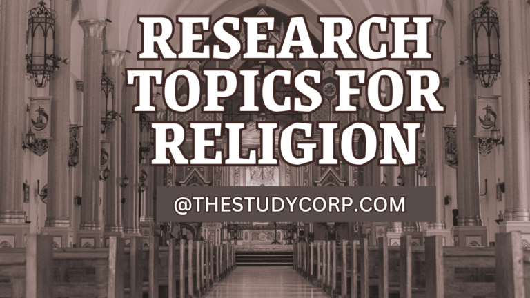 Best research topics for religion in 2025: explore new avenues 3 research topics for religion