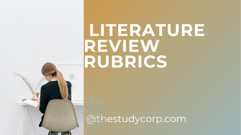 literature review rubrics