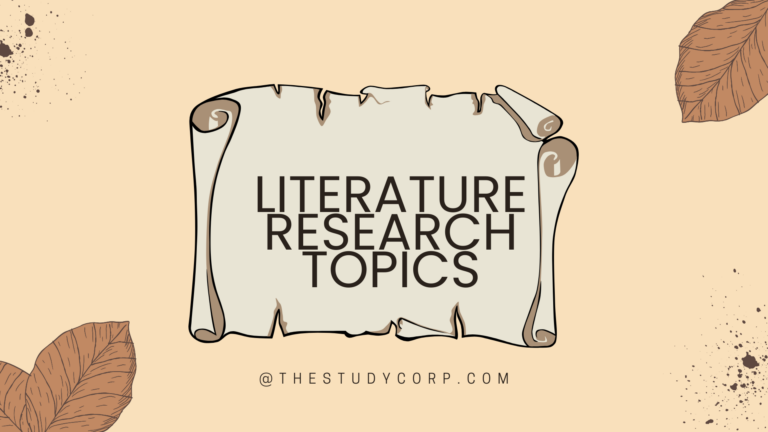 180 engaging literature research topics for your next project 2 Beige and Brown Minimalist Thesis Defense Research Presentation 1