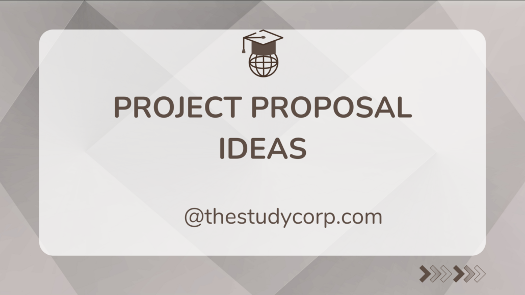 project proposal ideas