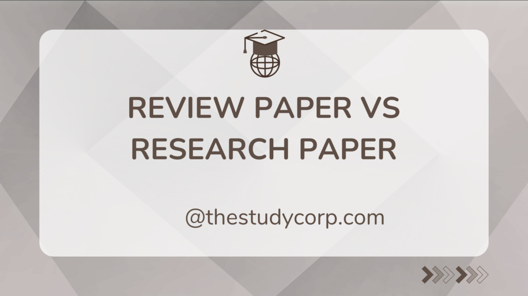 review paper vs research paper