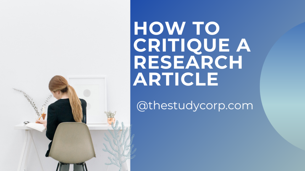 how to critique a research article